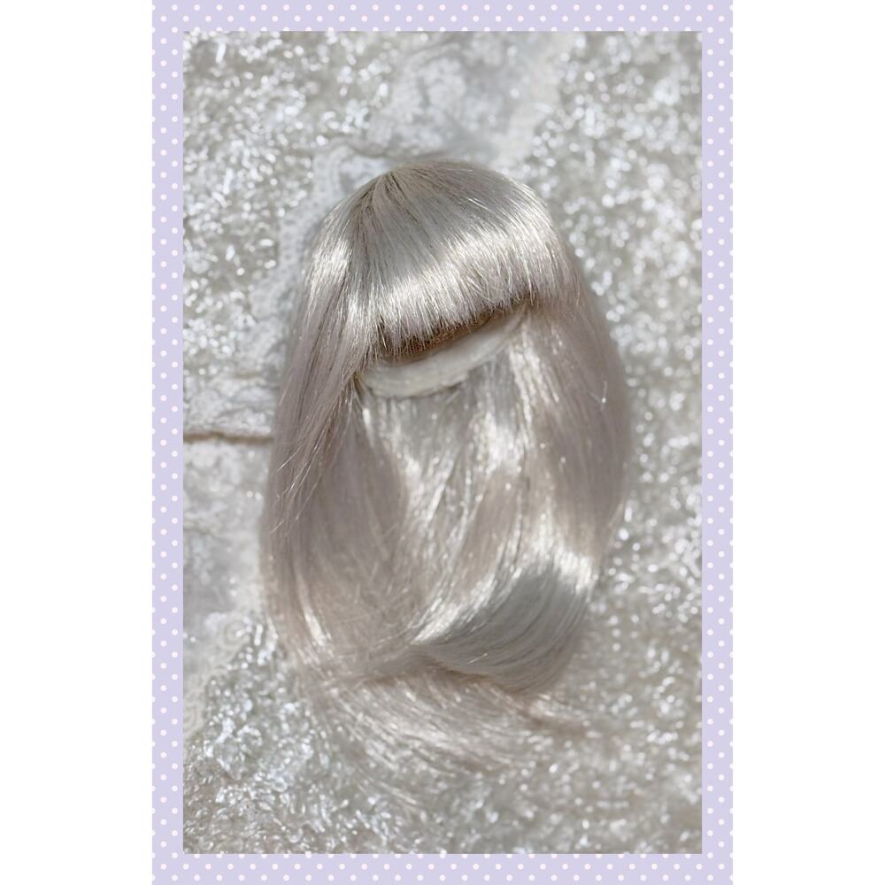 1/4 BJD Mini Super Dollfie MSD Volks Kid Delf Balljointed Doll Wig 7/8 Silver